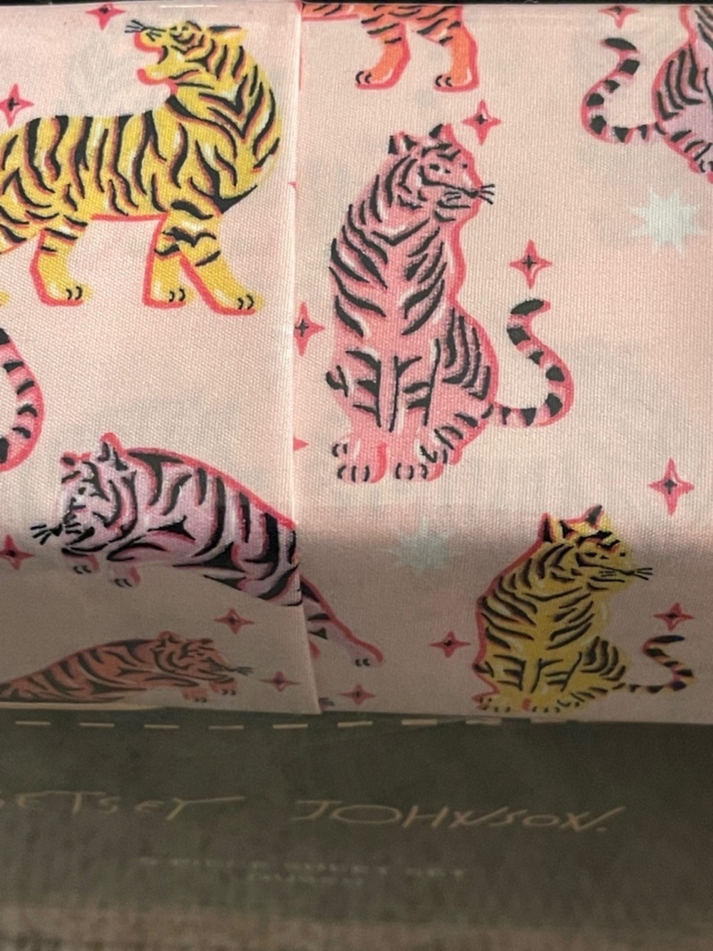 Queen Size Tiger Sheets by Betsy Johnson. - Picture 7 of 9